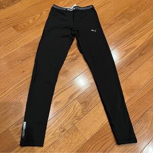 Womens Puma Power Plus Performance Bodywear Tech ACTV Long Tight Leggings XS